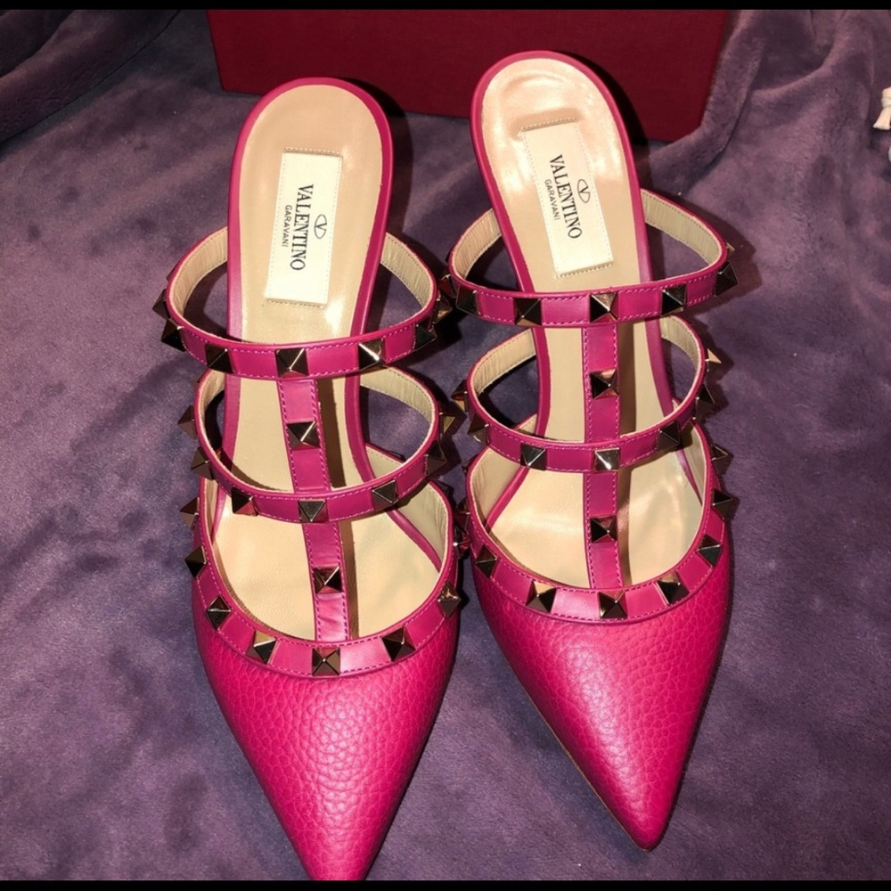 Valentino RockStud Pink Mule